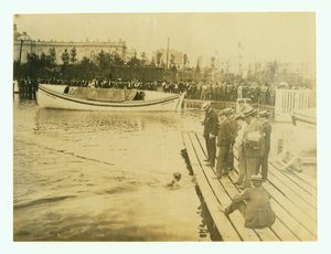 Jeux olympiques de 1904 - Daniels du New York Athletic Club remportant la nage de 440 yards - Unbekannt Unbekannt